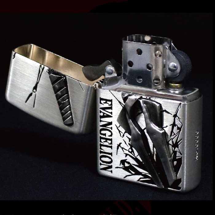 EVANGELION ZIPPOメタルリーフロンギヌスの槍