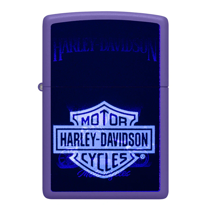 HARLEY-DAVIDSONハーレーダビッドソンHD-46676(紫×バイク)