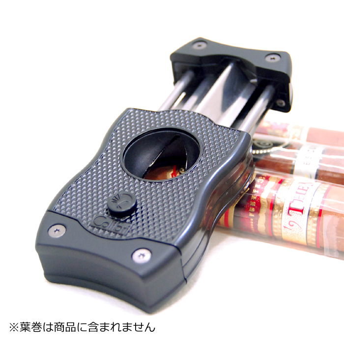 シガー・葉巻用COLIBRI フラット+Vカット CU600T1 マットブラック