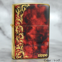 Marble Arabesqueマーブルアラベスク両面加工 レッド