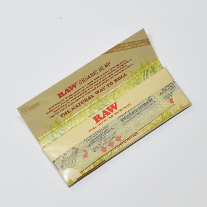 RAWペーパーORGANIC オーガニックカットコーナー・シングル 50枚入 ×5個セット長さ70mm×幅36mm(約)