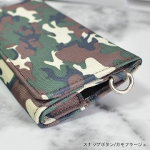 手巻きタバコ用ポーチ携帯用シャグポーチスナップボタンタイプペーパーホルダー付きネイビー