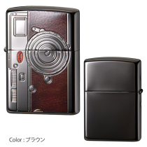 ノスタルジックカメラZippo NOSTALGIC CAMERA ブラウン