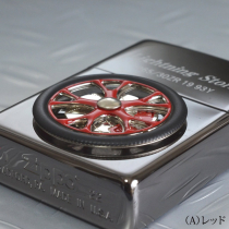 スピニングホイールSPINNING WHEELタイヤ メタル貼り(B)ブラック (ZTR-BK)