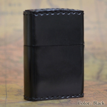 30個限定生産Orobianco オロビアンコ 30周年記念ZIPPO 本牛革巻き  Black（黒）