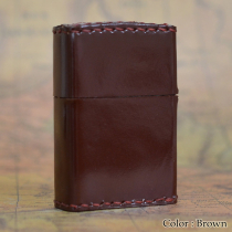 30個限定生産Orobianco オロビアンコ 30周年記念ZIPPO 本牛革巻き  Brown（茶）