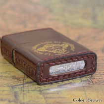 30個限定生産Orobianco オロビアンコ 30周年記念ZIPPO 本牛革巻き  Brown（茶）