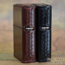 30個限定生産Orobianco オロビアンコ 30周年記念ZIPPO 本牛革巻き  Brown（茶）