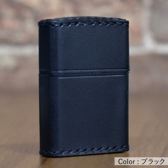 本牛革巻き手縫い クロスメタル ブラック・黒
