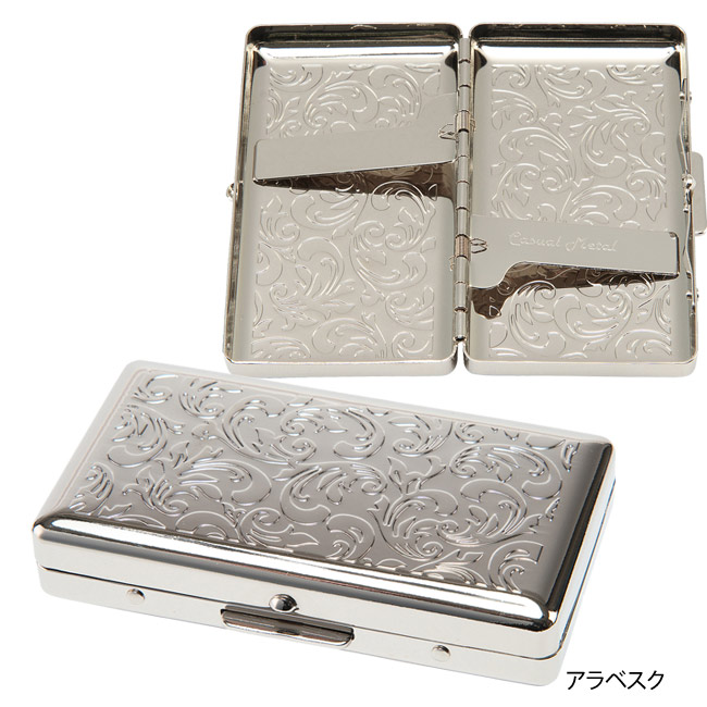 R.Y.O.ミニ手巻きタバコケースRYO CASE mini70mm(レギュラー)×12本収納 スリム用アラベスク1-23429-81