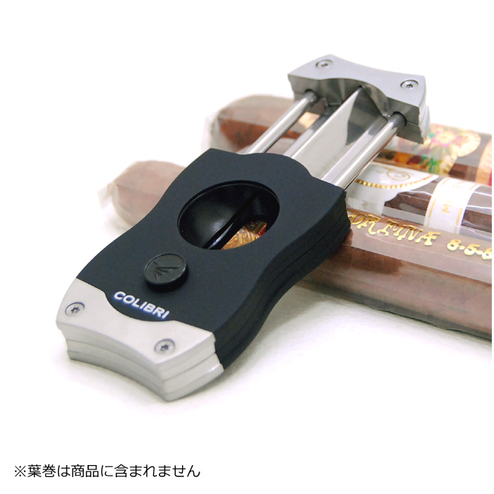 シガー・葉巻用COLIBRI Vカット CU300T4 ブラック&クローム
