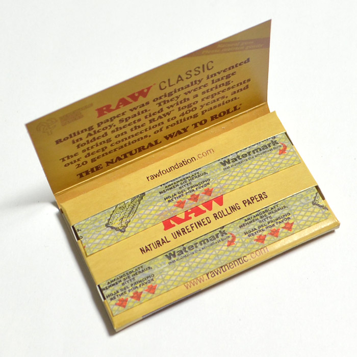 RAWペーパーCLASSIC クラシックダブル 100枚入×5個セット長さ70mm×幅36mm(約)