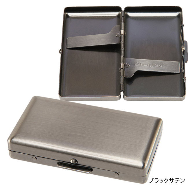 R.Y.O.ミニ手巻きタバコケースRYO CASE mini70mm(レギュラー)×12本収納 スリム用ブラックサテン1-23726-51